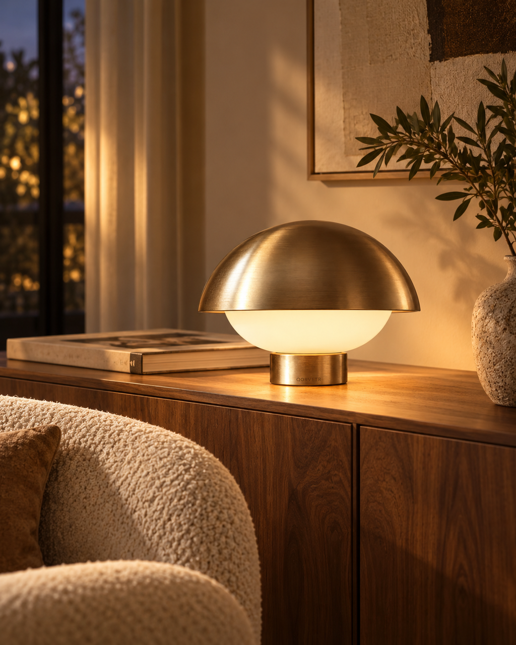 QORVETR Arc Table Lamp