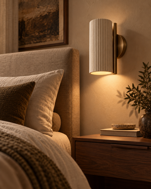 QORVETR Fluted Wall Sconce
