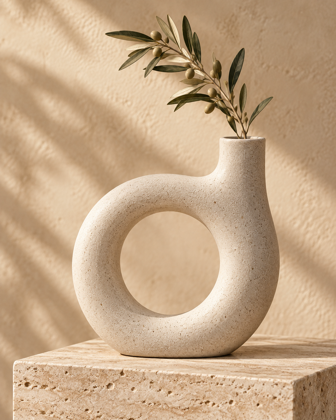 QORVETR Sculptural Ceramic Vase