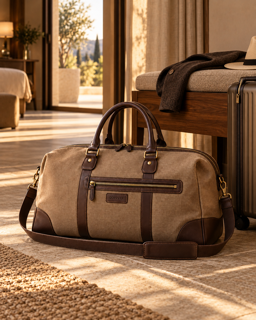 QORVETR Canvas Weekender Bag