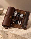QORVETR Leather Tech Roll